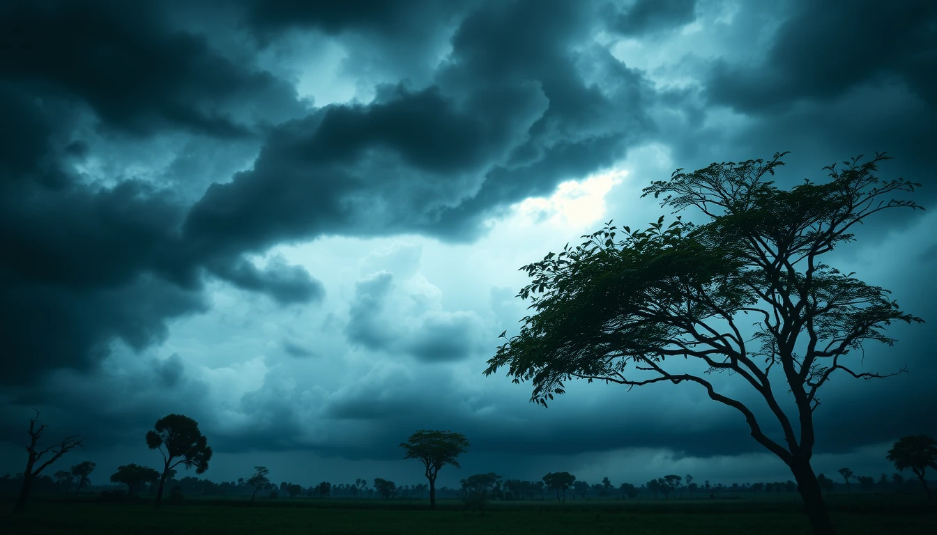 Sul do país tem alerta de perigo para chuva e ventos intenso